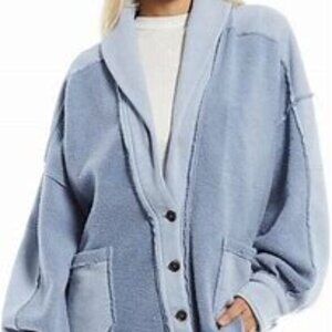 Free People Jordan Jacket in Larkspur Blue  Size Medium